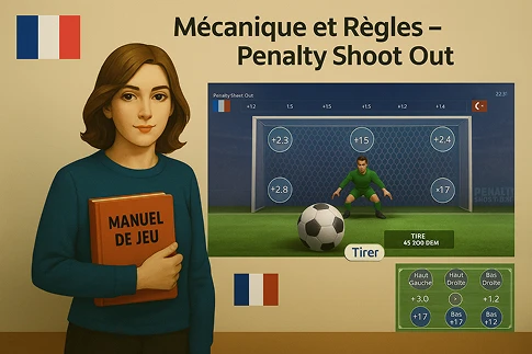 Mécanique et règles du jeu de Penalty Shoot Out